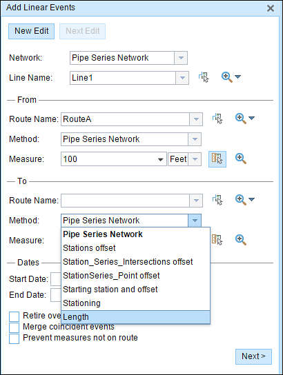 Choosing the length method Choosing the length method
